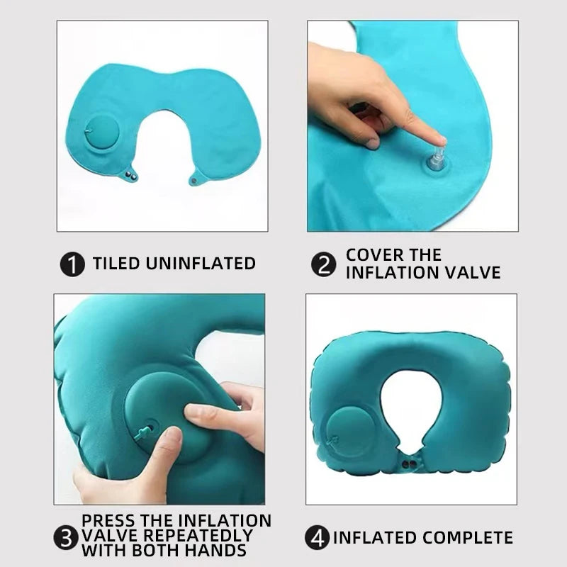 Inflatable Neck Pillow for Travel