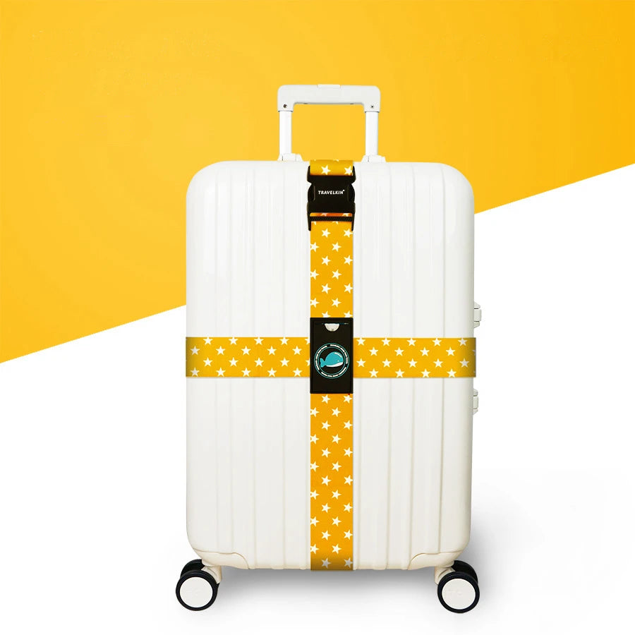 SecureStrap™ Anti-Theft Luggage Belt – Adjustable Cross Strap for Suitcases & Travel Bags