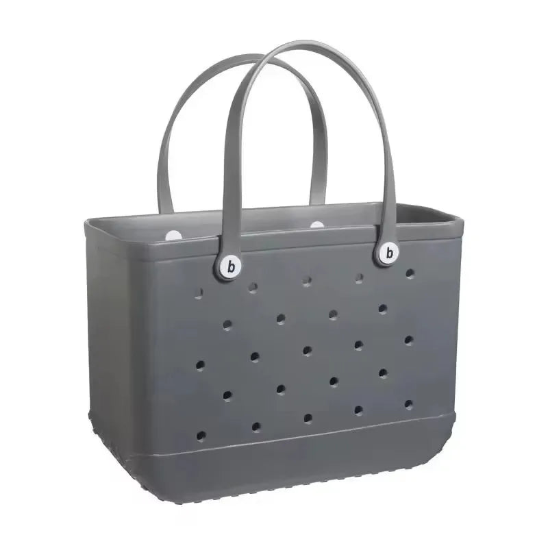 Bolso de EVA AquaTote tipo cesta: moderno bolso de viaje y playa en color liso