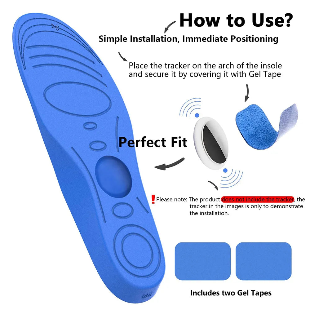 TrackWalk™ AirTag Protective Insole – Discreet Shoe Mount for Children & Elderly Safety