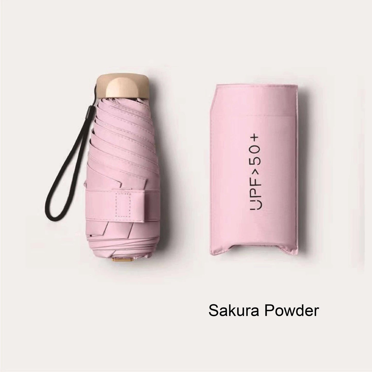UVGuard Pocket Umbrella – Mini 5-Fold Sun Protection for Daily Carry with Anti-UV Coating