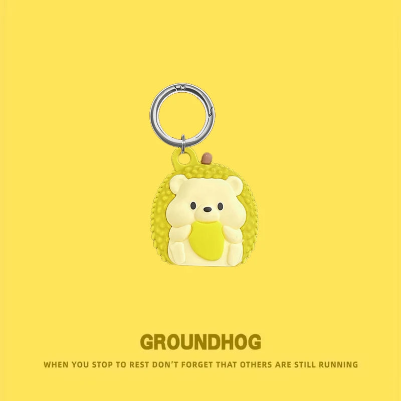 SweetGuard™ Cartoon AirTag Holder – Cute Anti-Lost Silicone Protective Case