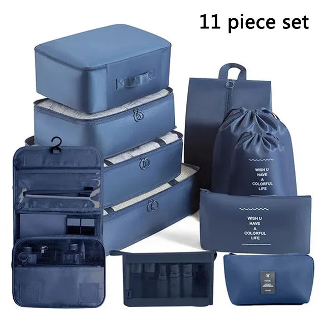 Smart Storage Travel Bags – Clothes, Toiletries & Shoe Organisers Set