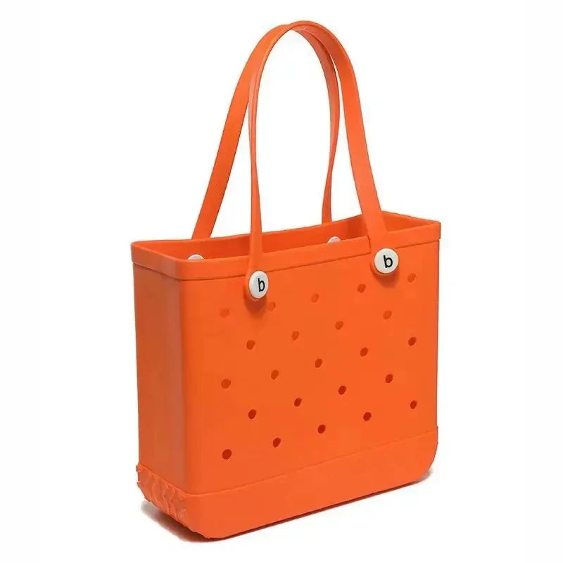 Bolso de EVA AquaTote tipo cesta: moderno bolso de viaje y playa en color liso