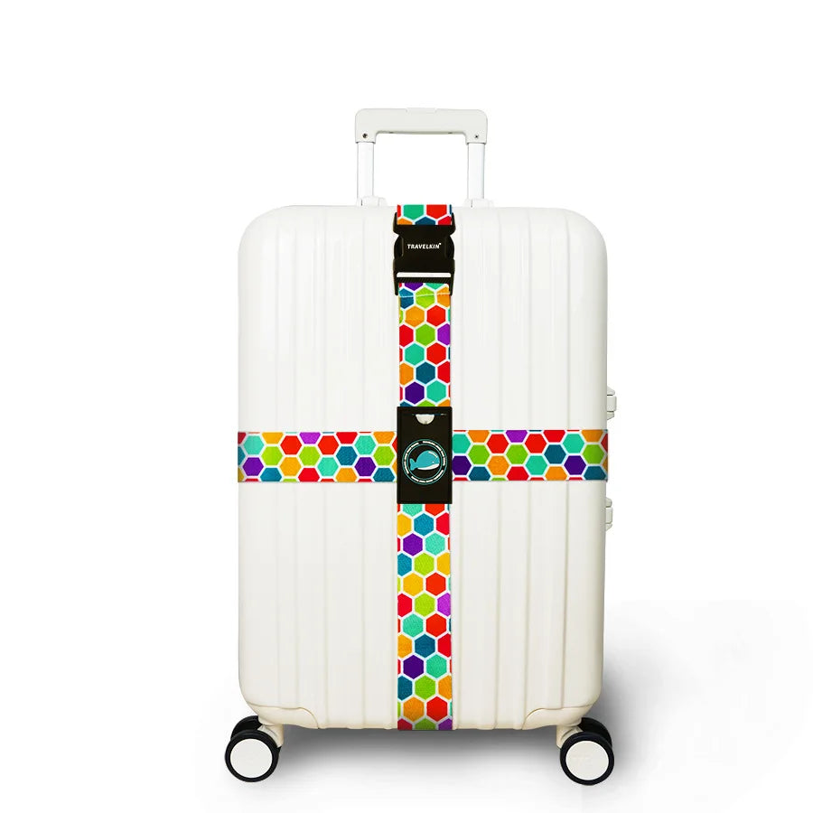 SecureStrap™ Anti-Theft Luggage Belt – Adjustable Cross Strap for Suitcases & Travel Bags