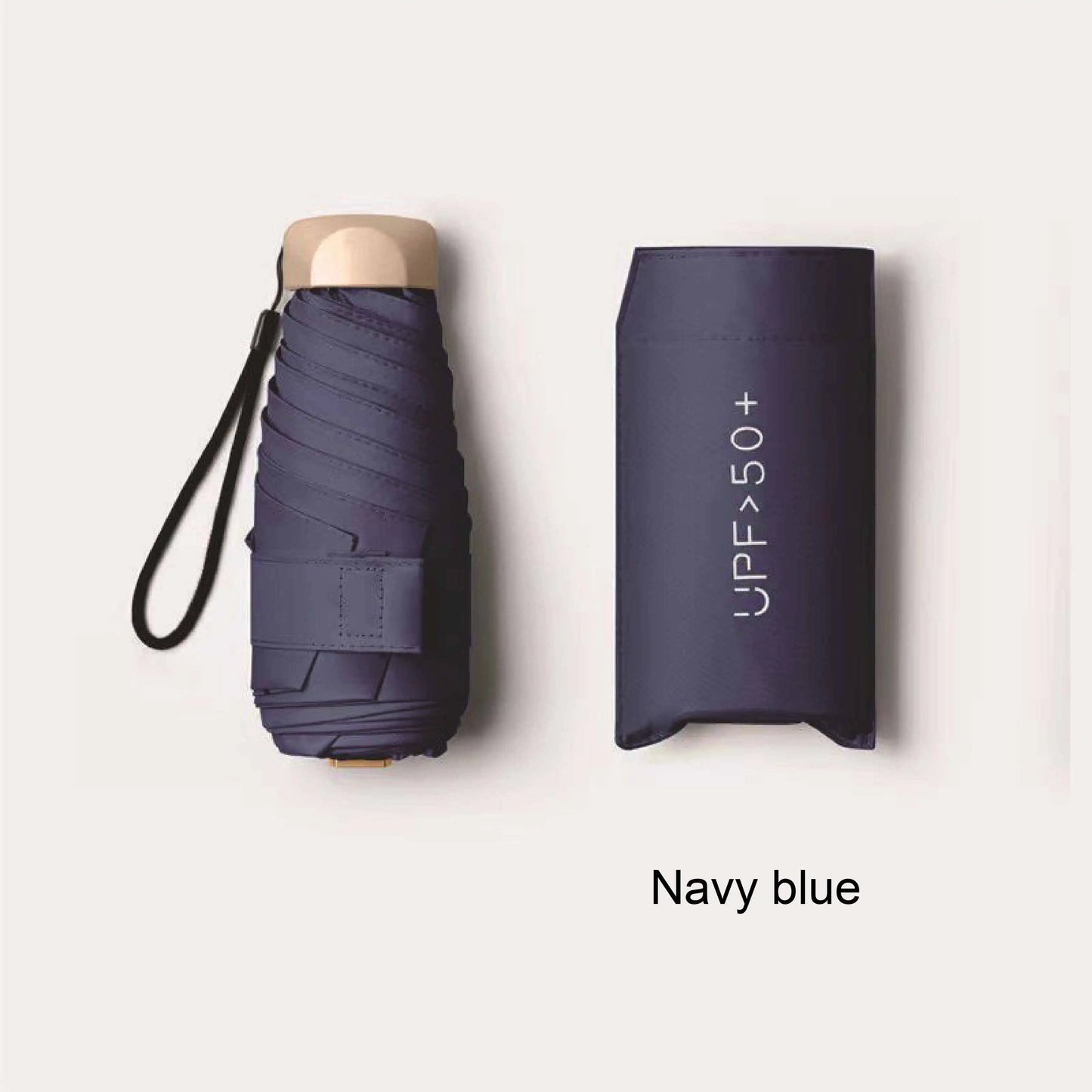 UVGuard Pocket Umbrella – Mini 5-Fold Sun Protection for Daily Carry with Anti-UV Coating