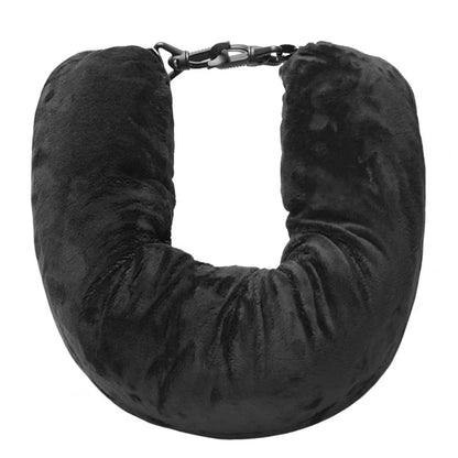 AirEase™ Fillable Neck Pillow – Adjustable Support for Car, Train & Plane