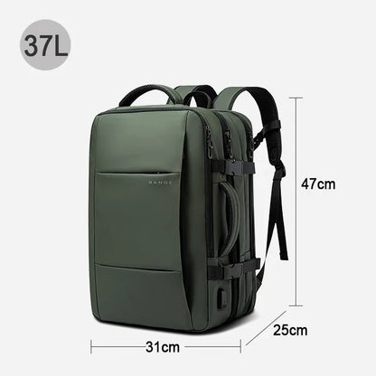 All-Terrain Men’s Laptop Backpack – Expandable & Water-Resistant Travel Bag