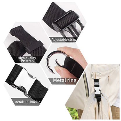EasyCarry™ Portable Luggage Strap – Secure Extra Bags, Backpacks & Jackets While Travelling