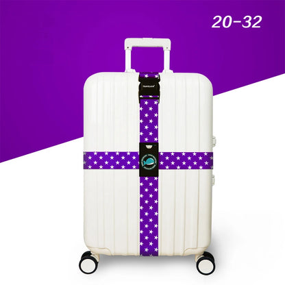 SecureStrap™ Anti-Theft Luggage Belt – Adjustable Cross Strap for Suitcases & Travel Bags