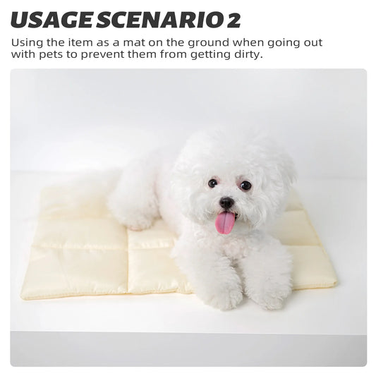 CosyNest Mat – Warm Flannel Bed Liner for Travel Pet Carriers Accessories for pet bag