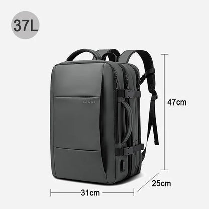All-Terrain Men’s Laptop Backpack – Expandable & Water-Resistant Travel Bag