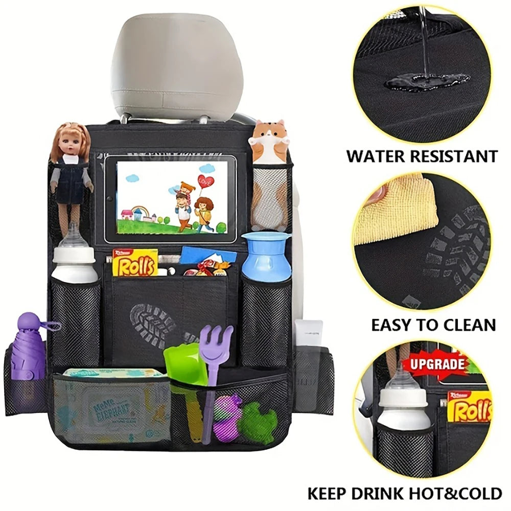 DriveNeat Pocket – Car Back Seat Storage Bag with Organiser Compartments