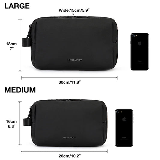UrbanVoyage™ Large Capacity Toiletry Bag – Waterproof Men’s & Women’s Cosmetic Organiser
