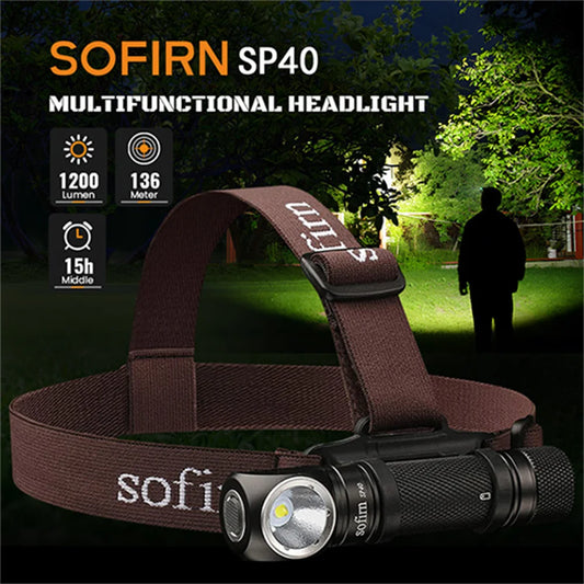 LumaTrek 18650 Head Torch – XPL 5300K LED Outdoor Light for Camping & Fishing Rechargeable