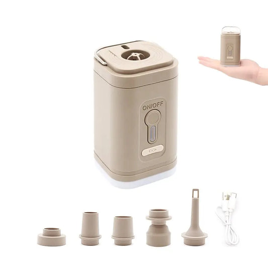 BreezeMate™ Wireless Electric Air Pump 3-in-1 multifunctional – Compact Inflator/Deflator for Cushions, Airbeds & Rings