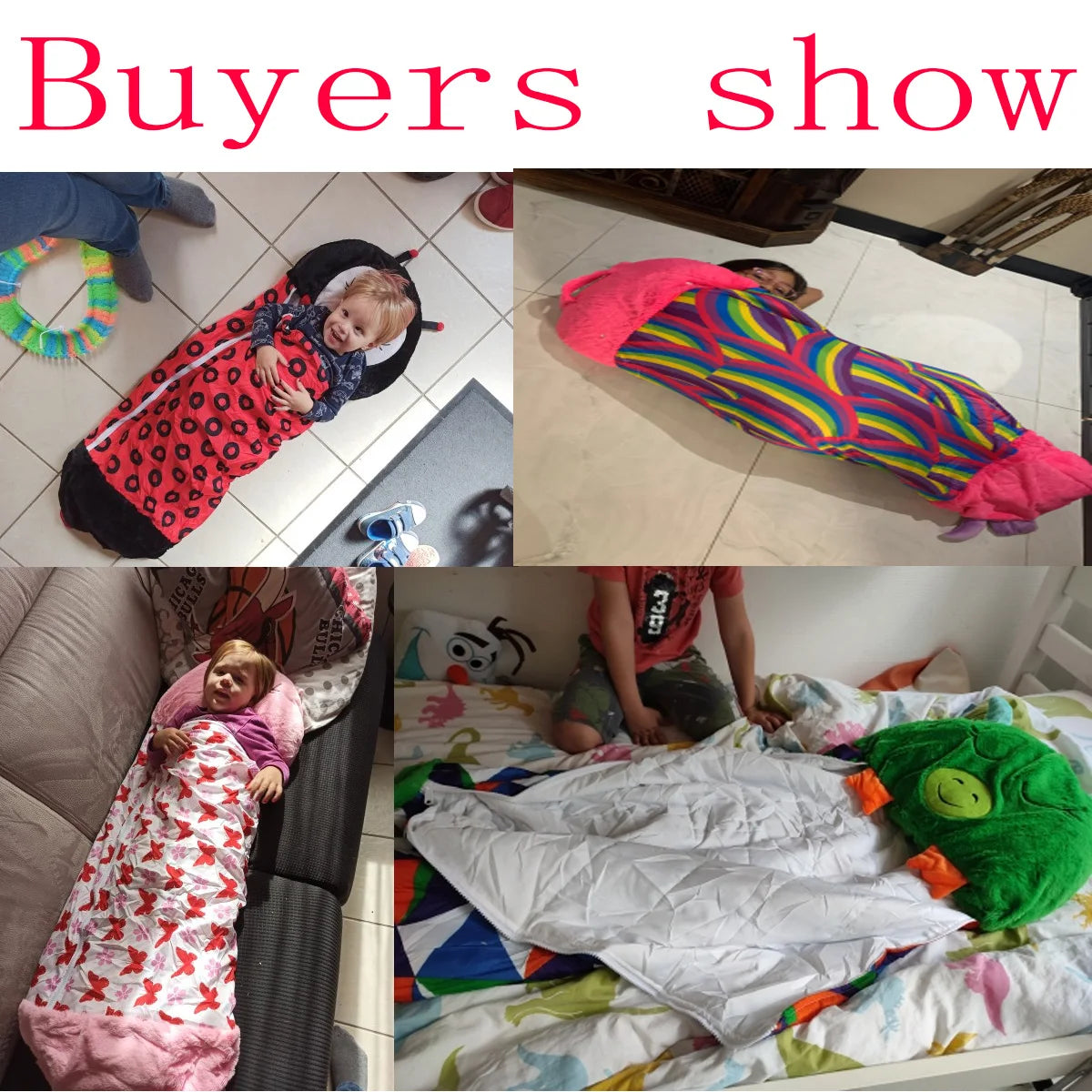 DreamPals Sleepy Sack – Warm Sleeping Bag with plush pillow and fun prints for Boys & Girls