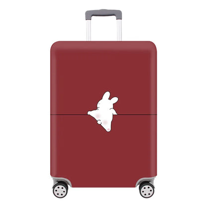 TravelJoy™ Elastic Cartoon Luggage Cover – Thick Zippered Suitcase Protector for 18–32" Bags