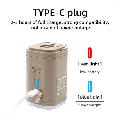 BreezeMate™ Wireless Electric Air Pump 3-in-1 multifunctional – Compact Inflator/Deflator for Cushions, Airbeds & Rings