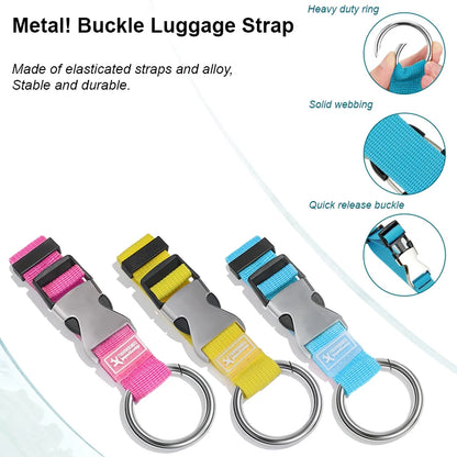 EasyCarry™ Portable Luggage Strap – Secure Extra Bags, Backpacks & Jackets While Travelling