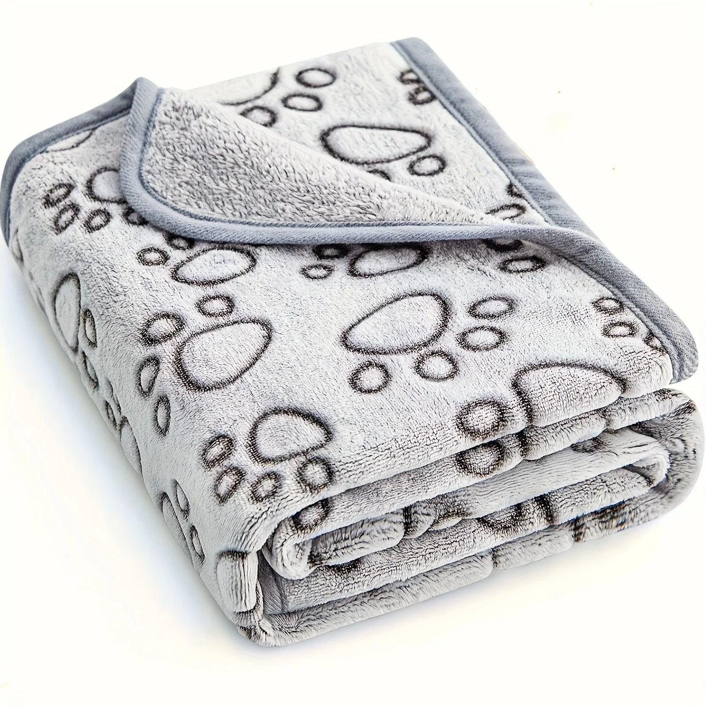 PawPrint Dreams – Soft Fluffy High Quality Pet Blanket with Cute Patterns