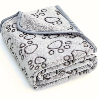 PawPrint Dreams – Soft Fluffy High Quality Pet Blanket with Cute Patterns