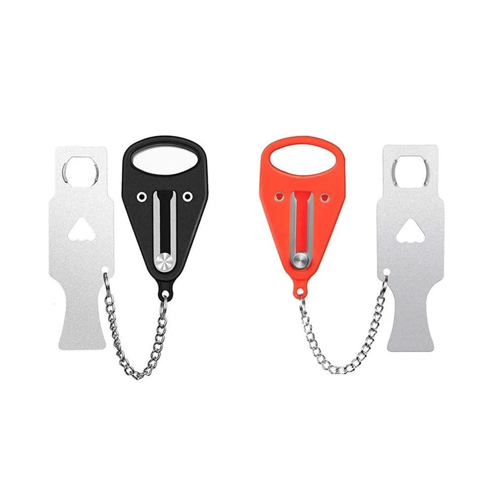 SafeStay™ Portable Door Lock – Extra Security Latch for Travel, Hotels & Home Protection