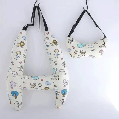 NapNest Duo – 2-Pack Car Seat Pillows with Safety Straps for Kids
