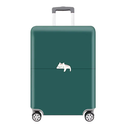 TravelJoy™ Elastic Cartoon Luggage Cover – Thick Zippered Suitcase Protector for 18–32" Bags
