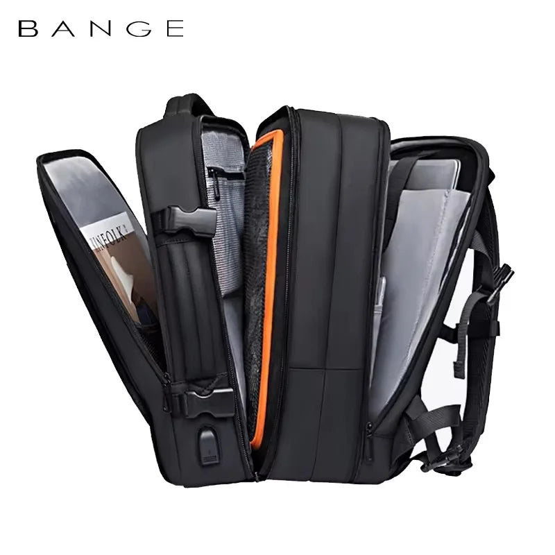 All-Terrain Men’s Laptop Backpack – Expandable & Water-Resistant Travel Bag