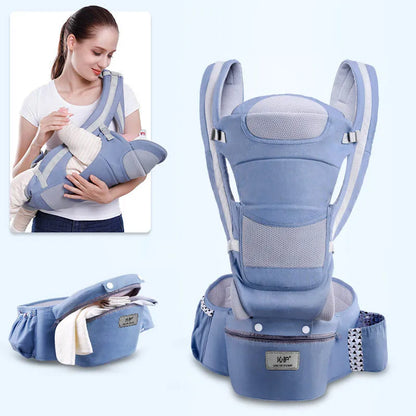 LittleNest Go – Versatile Kangaroo Baby Carrier Backpack with 15 Carrying Positions (0–48Months)