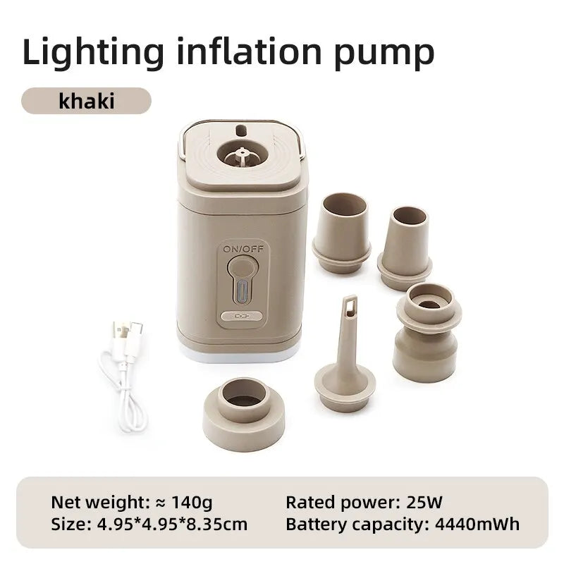 BreezeMate™ Wireless Electric Air Pump 3-in-1 multifunctional – Compact Inflator/Deflator for Cushions, Airbeds & Rings