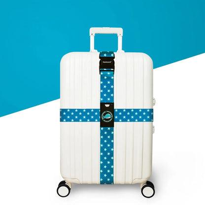 SecureStrap™ Anti-Theft Luggage Belt – Adjustable Cross Strap for Suitcases & Travel Bags