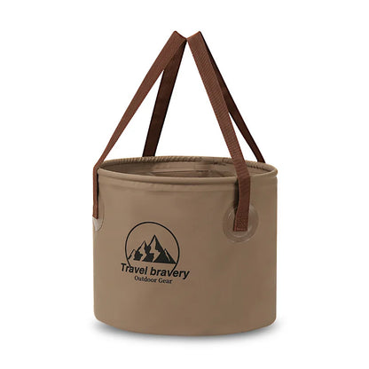 FlexiSink Bucket– Folding Bucket Waterproof Travel Basin for Outdoor Adventures