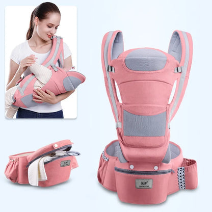 LittleNest Go – Versatile Kangaroo Baby Carrier Backpack with 15 Carrying Positions (0–48Months)