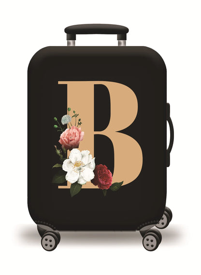GlobeTrotter™ Elastic World Map Luggage Cover – Thick Zippered Suitcase Protector for 18–32" Bags