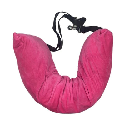 AirEase™ Fillable Neck Pillow – Adjustable Support for Car, Train & Plane